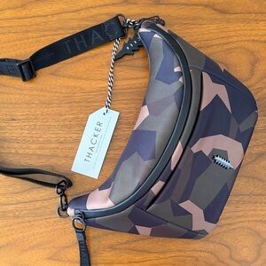 Thacker Women's Crossbody Belt Bag in Multicolor Camo